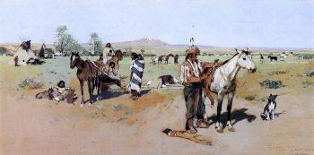 Henry Farny : Indian Encampment II